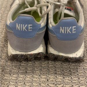 Nike Women’s or Girls Light Blue and Gray Track Shoes